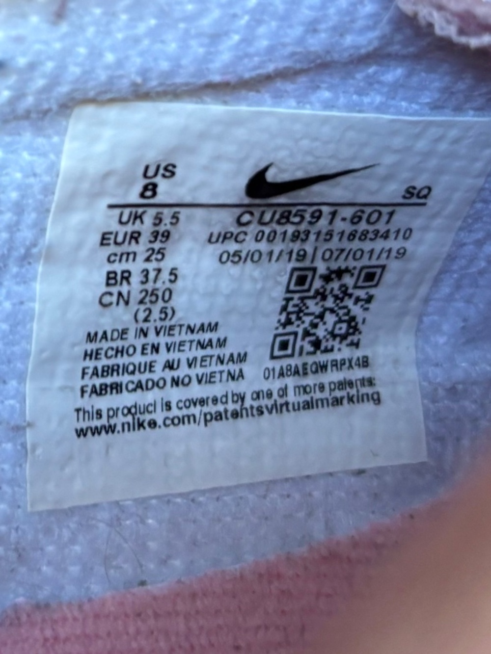 Nike Air Force 1 Shadow 'Arctic Punch Barely Volt '  W 8 - Picture 8 of 8
